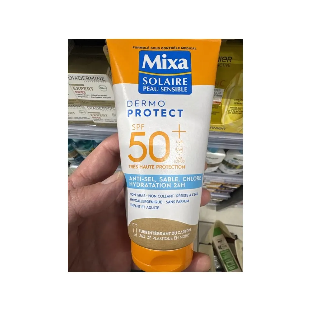 Mixa SOLAIRE PEAUX SENSIBLES DERMO PROTECT SPF50+ 175ML