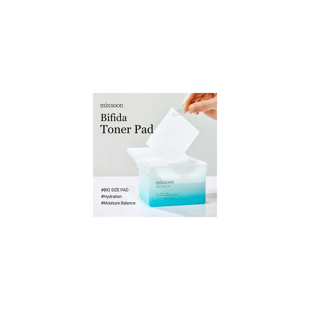 Mixsoon Bifida Toner Pad وسادات تونر 280 مل 120 قطعة