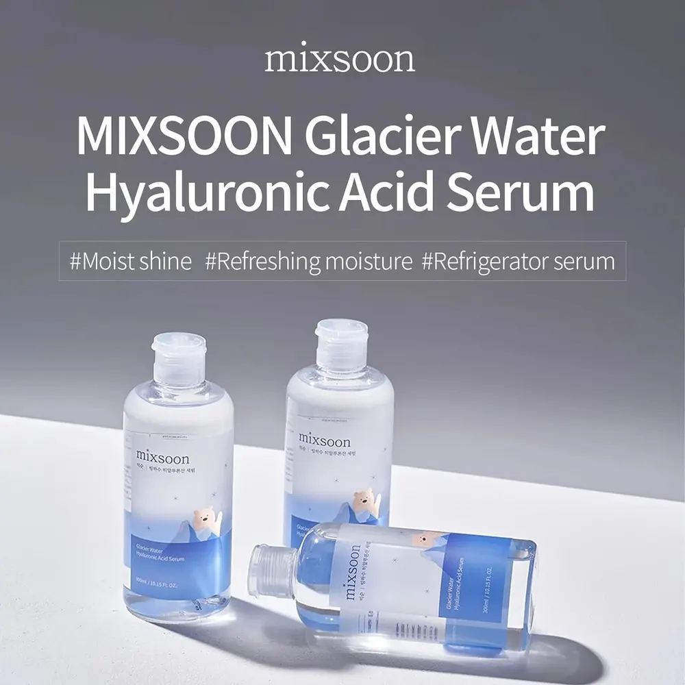 Mixsoon Glacier Water Hyaluronic Acid Serum سيروم 300 مل