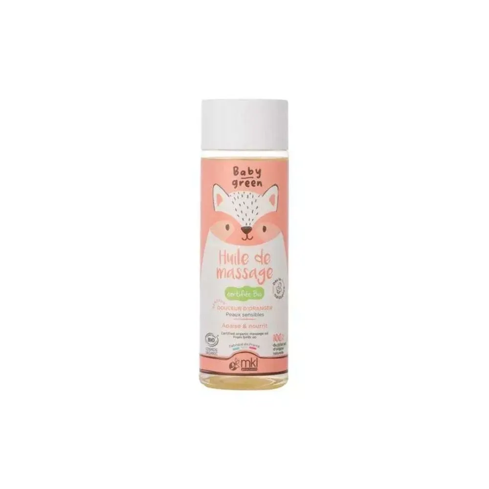MKL BABY GREEN HUILE DE MASSAGE BIO 100ML