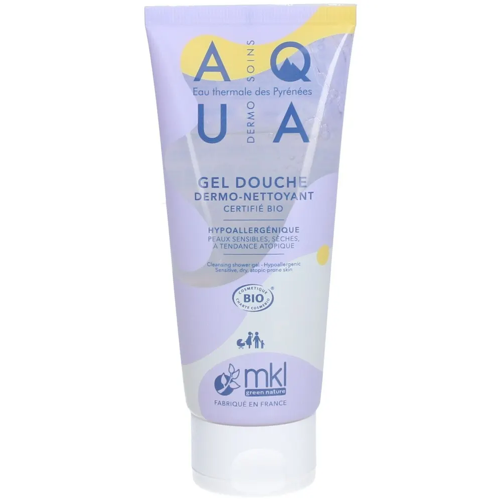 MKL جل استحمام Dermo منظف عضوي ** AQUA 100 مل