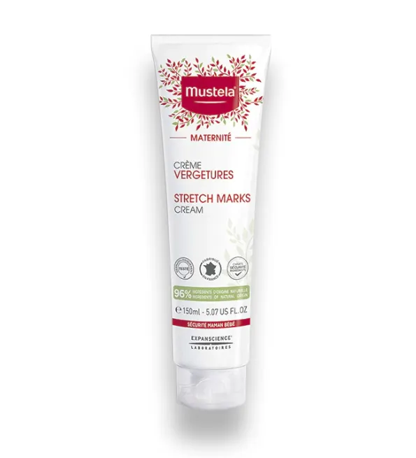 Mustela كريم الوقاية من علامات التمدد 3 في 1 – أنبوب 150 مل
