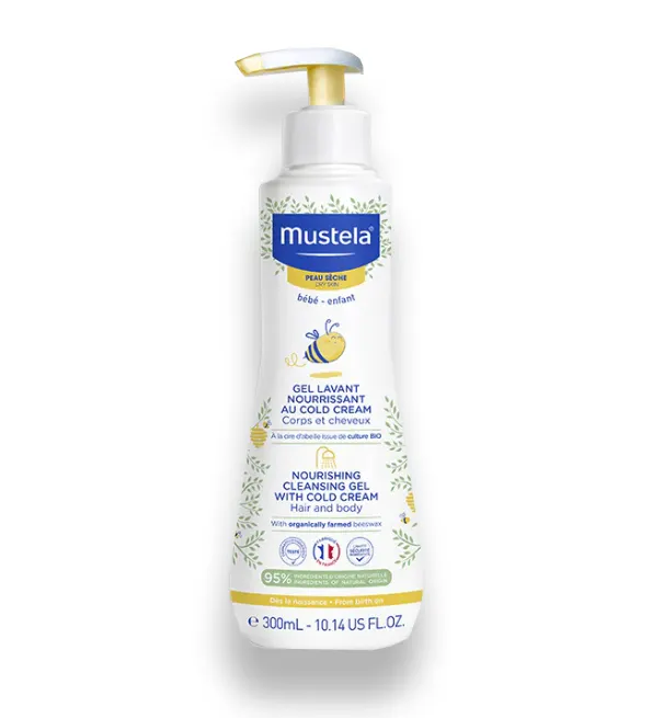 Mustela gel lavant nourrissant au cold cream – 300 ml