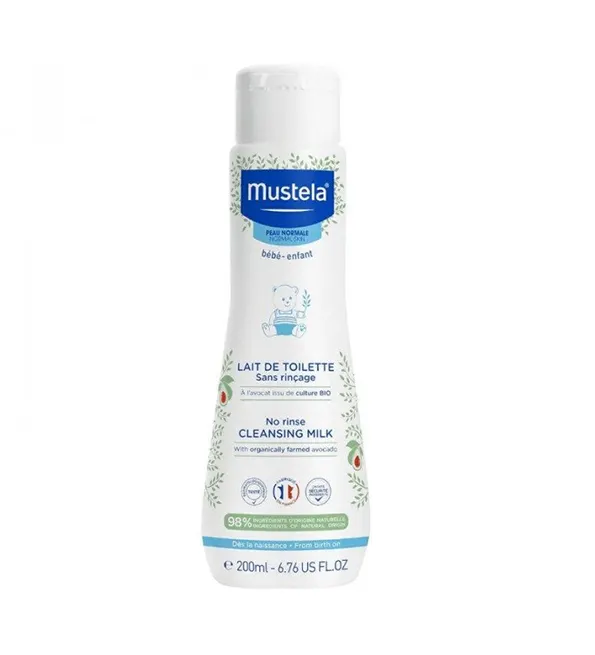 Mustela حليب تنظيف للرضع – 200 مل