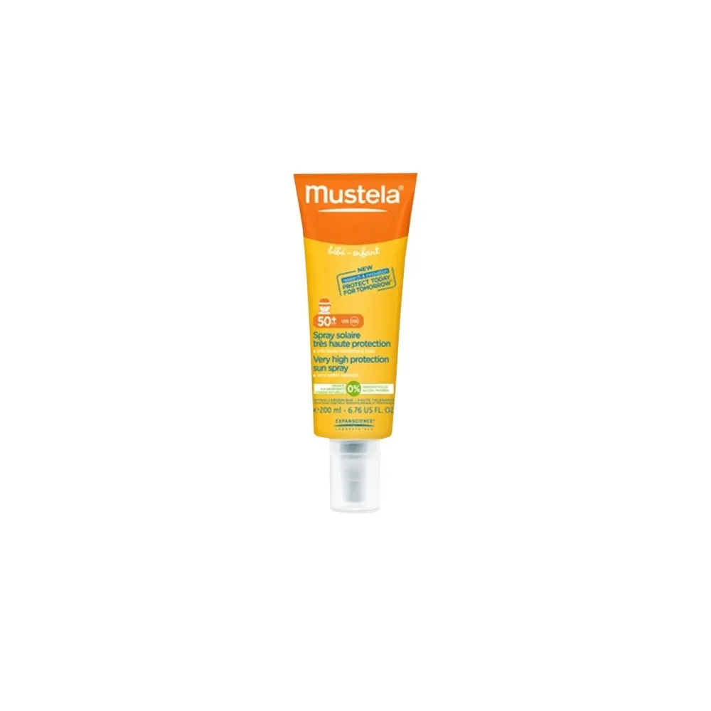 Mustela بخاخ واقٍ من الشمس حماية عالية جداً SPF 50+ 200 مل