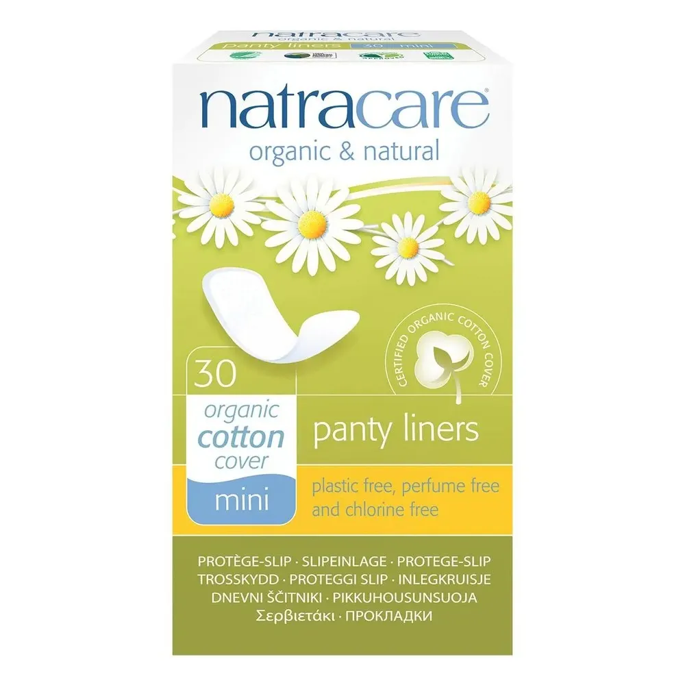 Natracare Mini Cotton واقيات يومية 30 وحدة