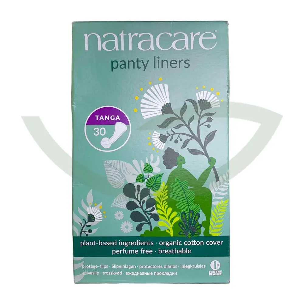 Natracare واقيات يومية تانغا بأجنحة 30 وحدة