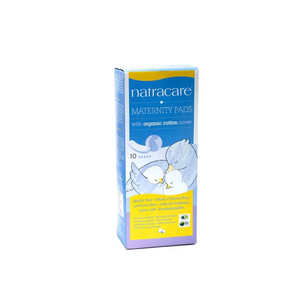 Natracare فوط الأمومة 10 وحدات
