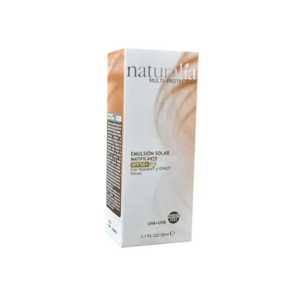 NATURALIA ECRAN SOLAIRE EMULSION MATIFIANT INVISIBLE SPF 50 +