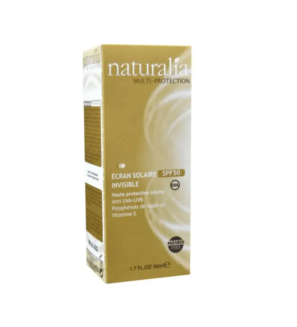 NATURALIA ECRAN SOLAIRE INVISIBLE 50 ML SPF 50