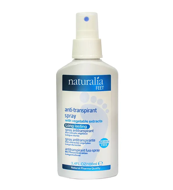 Naturalia Spray anti-transpirant pour pieds 100 ml