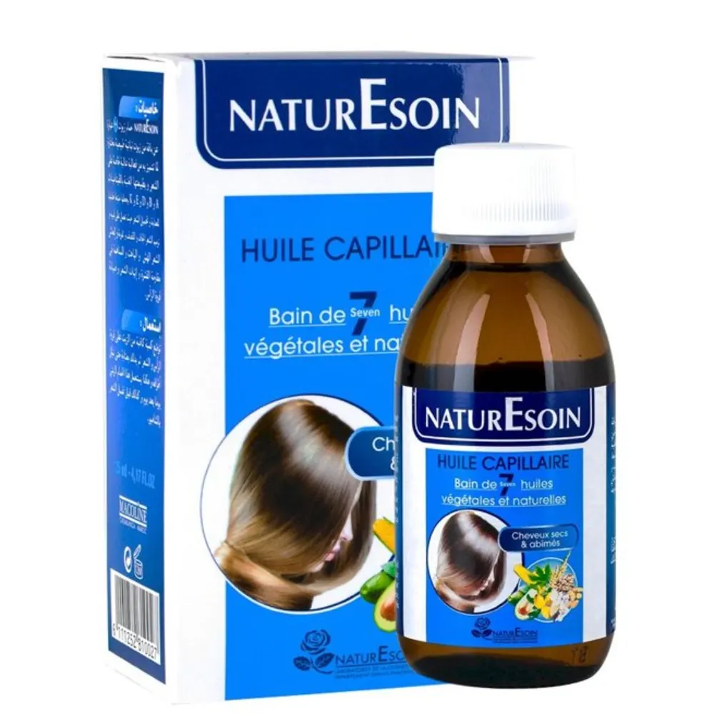 NatureEsoin Huile cheveux 7 bain d'huile végétale 125 ml