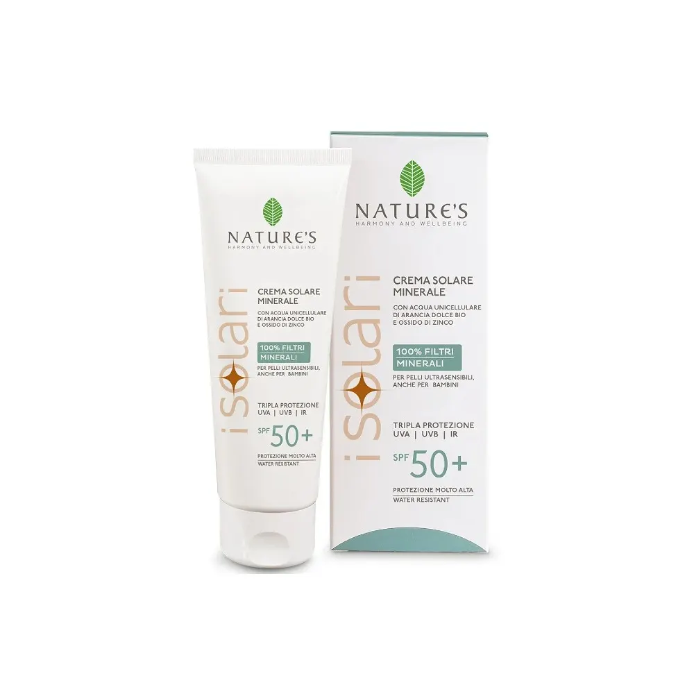NATURES ISOLARI ECRAN CREME MINERALE SPF50+ 100ML