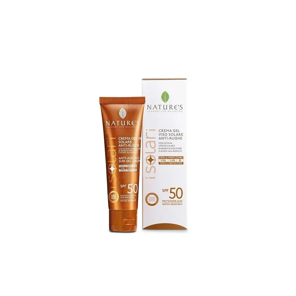 Natures Isolari Gel Creme Visage Anti-age Spf50 50ml