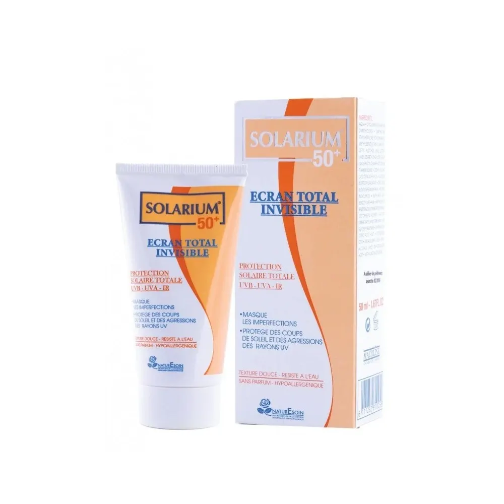 NaturEsoin Solarium واقي شمس كامل غير مرئي SPF50+ 50 مل