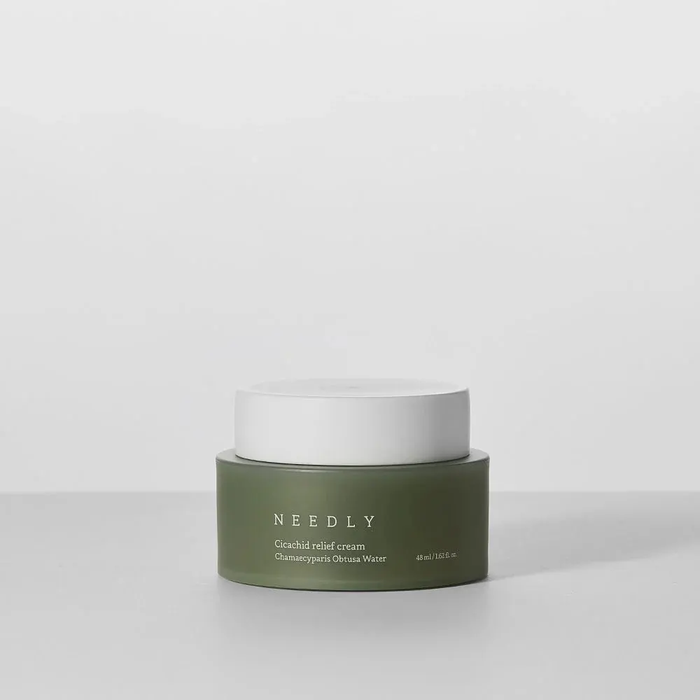 Needly Cicachid Relief Cream 48 ml – Crème Apaisante & Réparatrice Peau Sensible