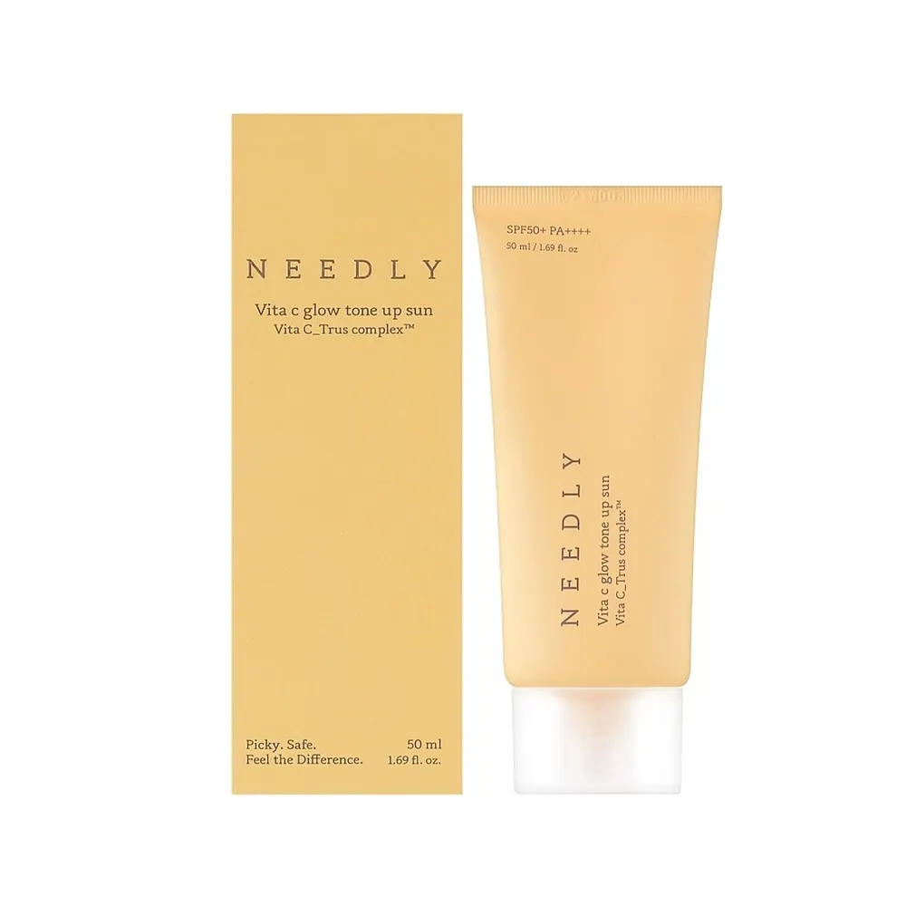 Needly Vita-C Glow Tone-Up Sun 50 ml – Protection Solaire Éclatante SPF50+