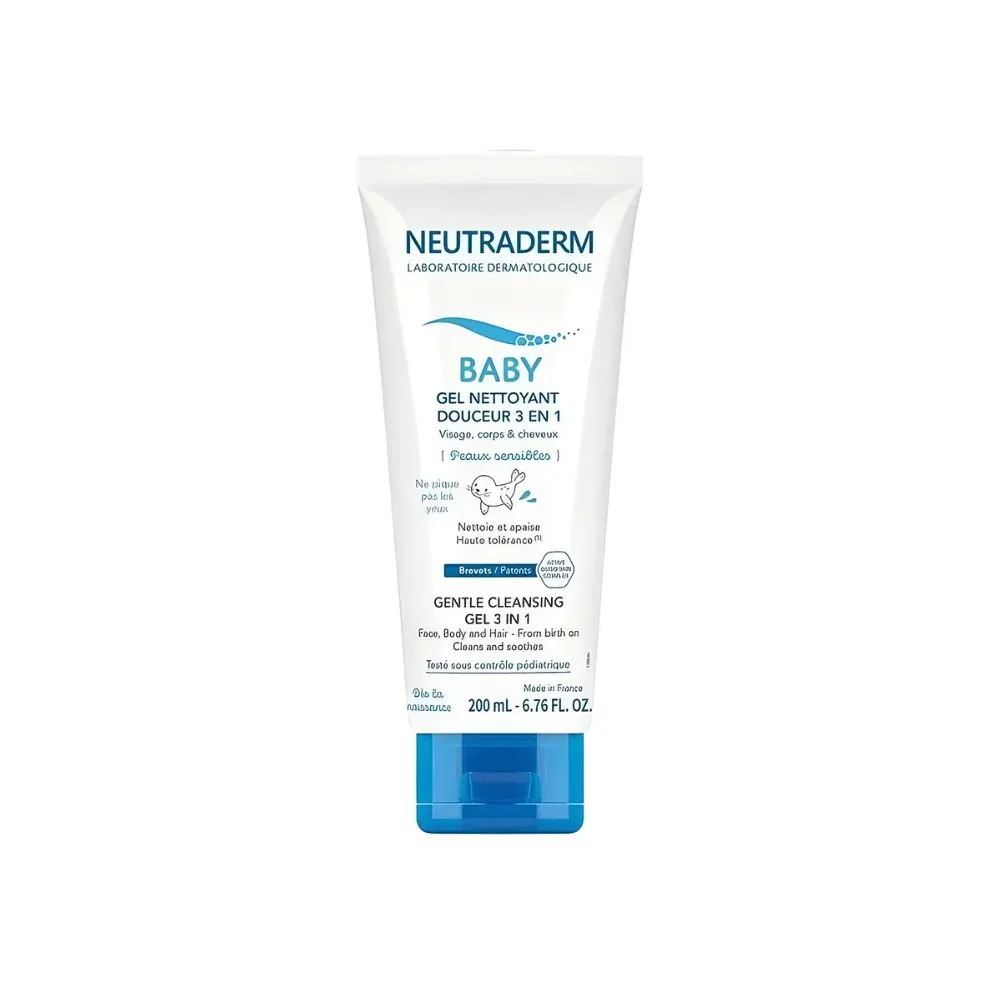 Neutraderm Bebe Gel Nettoyant Douceur 3en1 200ml