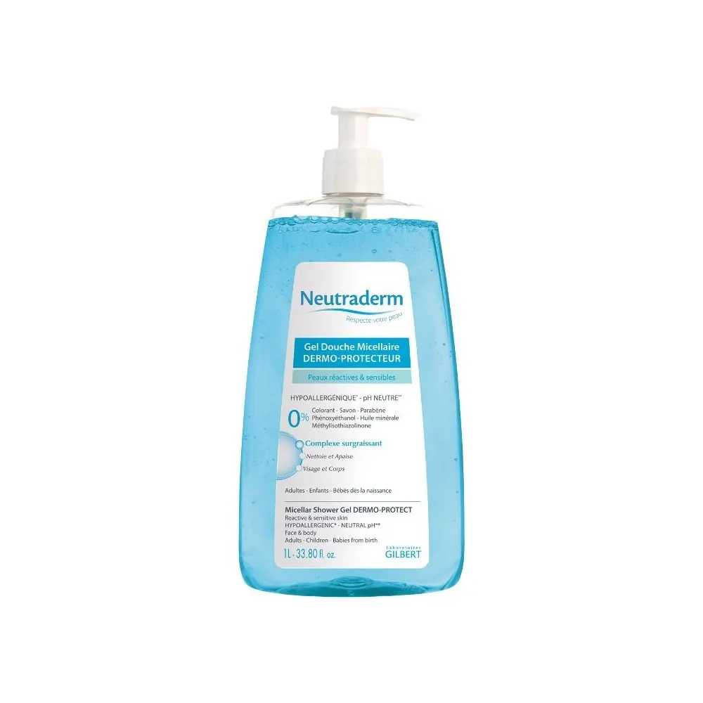 Gilbert Neutraderm Dermo-Protective Micellar جل استحمام 1 لتر