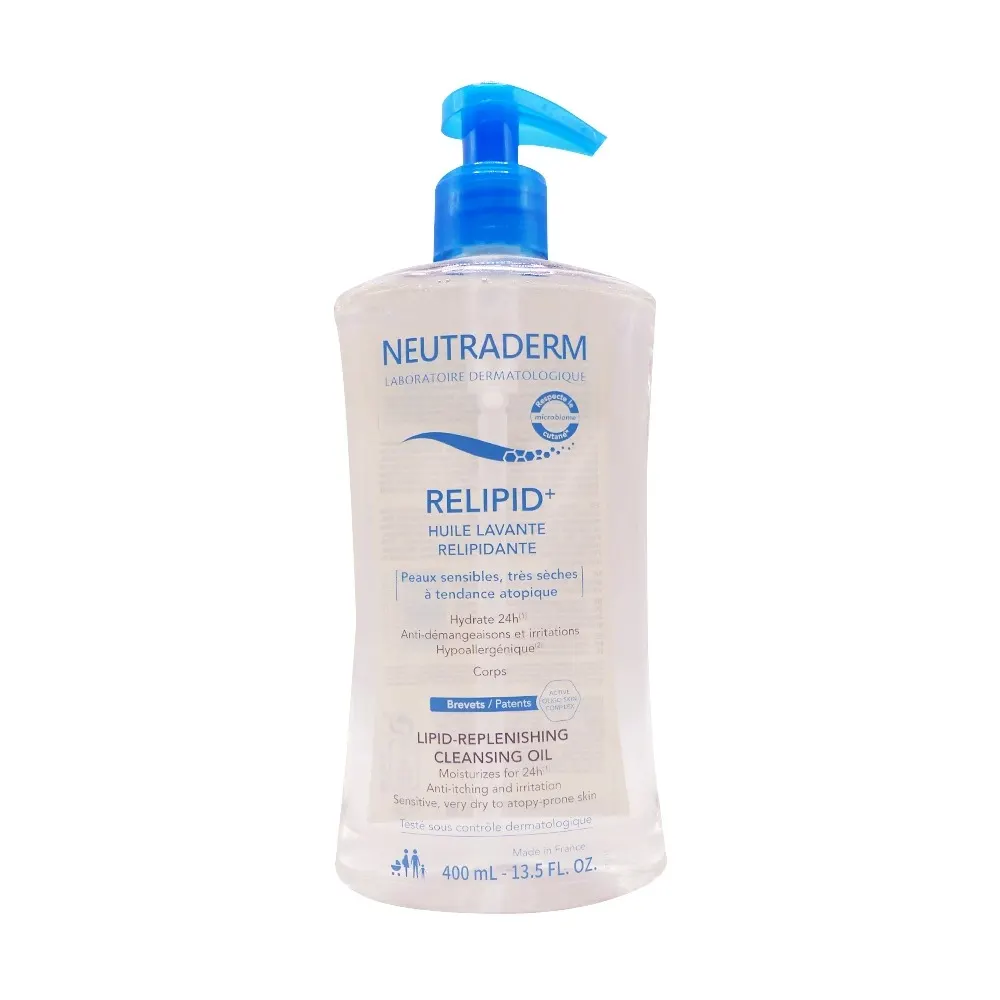 Neutraderm Relipid+ زيت استحمام معيد للدهون 400 مل
