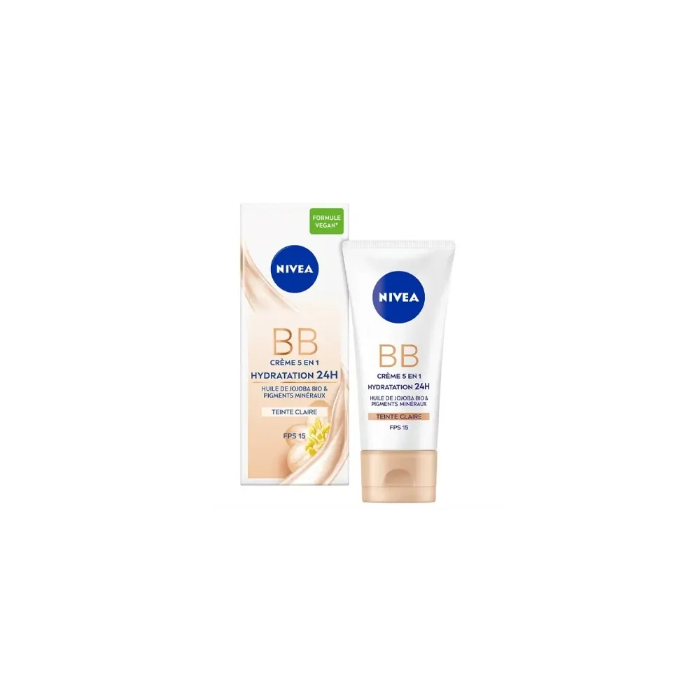 NIVEA BB Cream كريم مصبغ فاتح SPF 15 50 مل