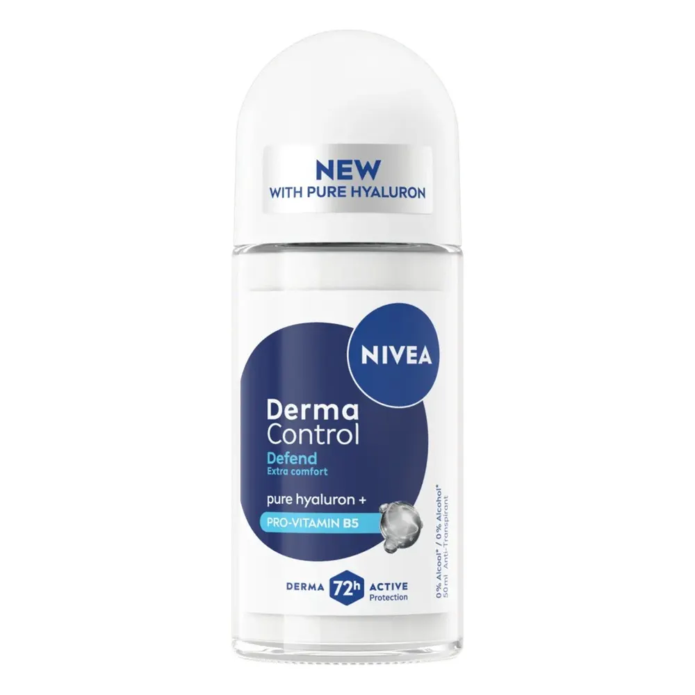NIVEA DEODORANT ROLL-ON DERMA CONTROL DEFEND 72H 50ML