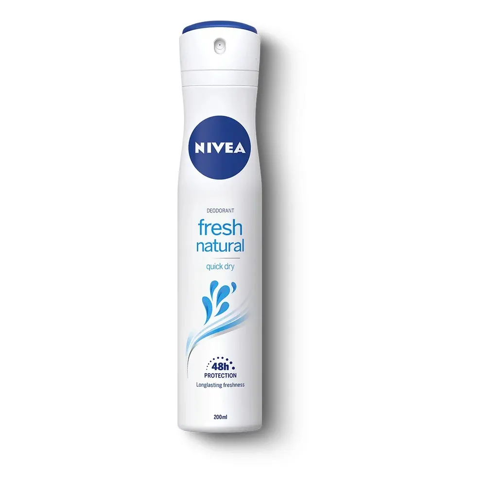 NIVEA مزيل عرق بخاخ نسائي Fresh Natural O² 72 ساعة – انتعاش وحماية طويلة الأمد