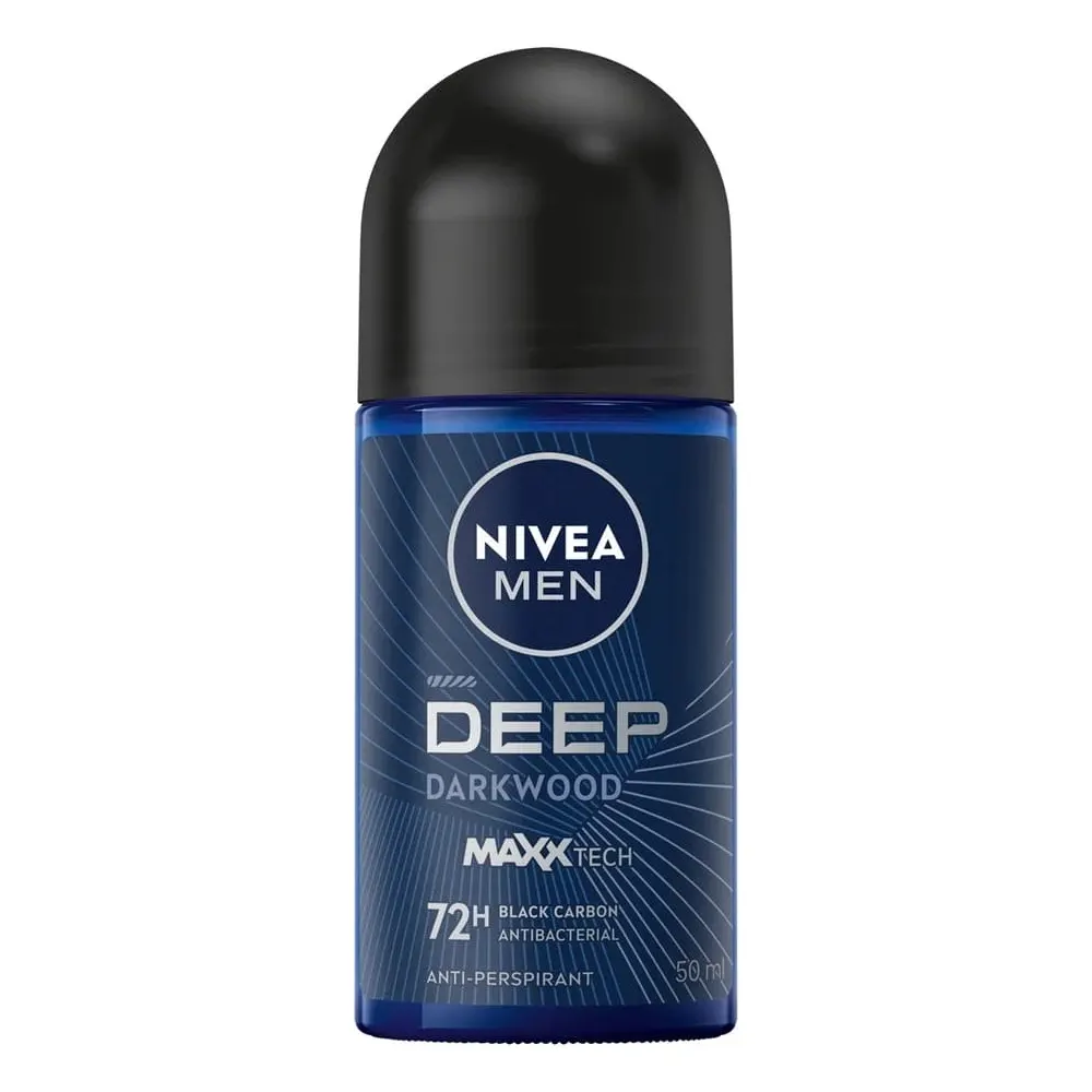 NIVEA MEN DEODORANT ROLL-ON DEEP DARKWOOD 50ML