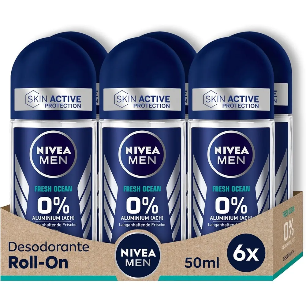 NIVEA MEN مزيل عرق رول-أون Fresh Ocean 50 مل