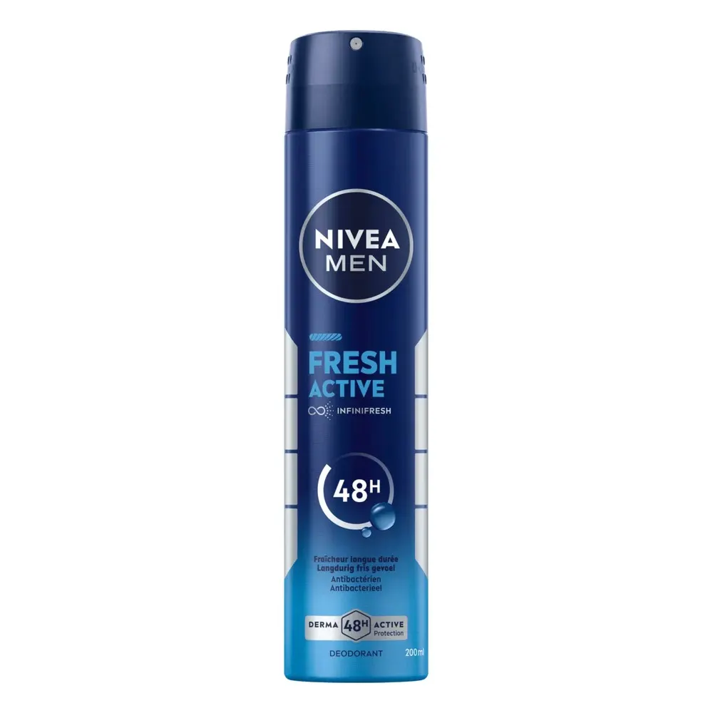 NIVEA MEN DEODORANT SPRAY FRESH ACTIVE 200ML