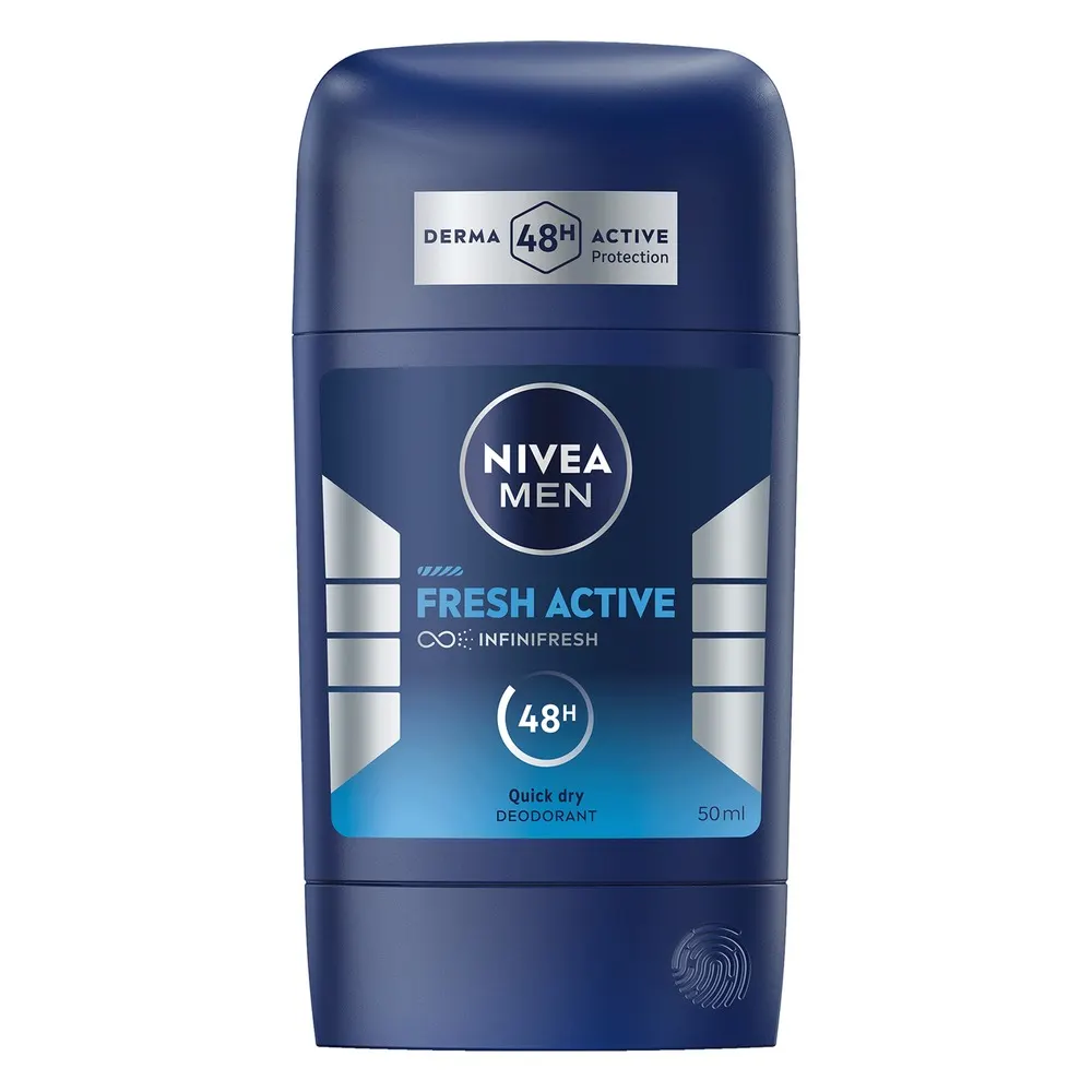 NIVEA MEN DÉODORANT STICK FRESH ACTIVE 48H 50 ML