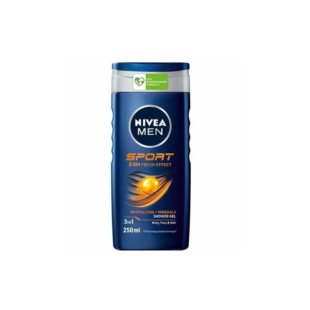 NIVEA MEN GEL DOUCHE 3EN1 SPORT 250ML