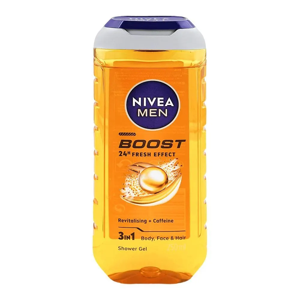 NIVEA MEN GEL DOUCHE BOOST 24H FRESH EFFECT 250ML