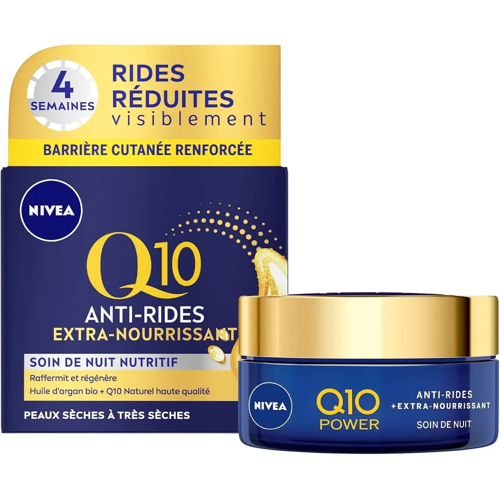 NIVEA Q10 Power عناية الليل مضادة للتجاعيد 50 مل