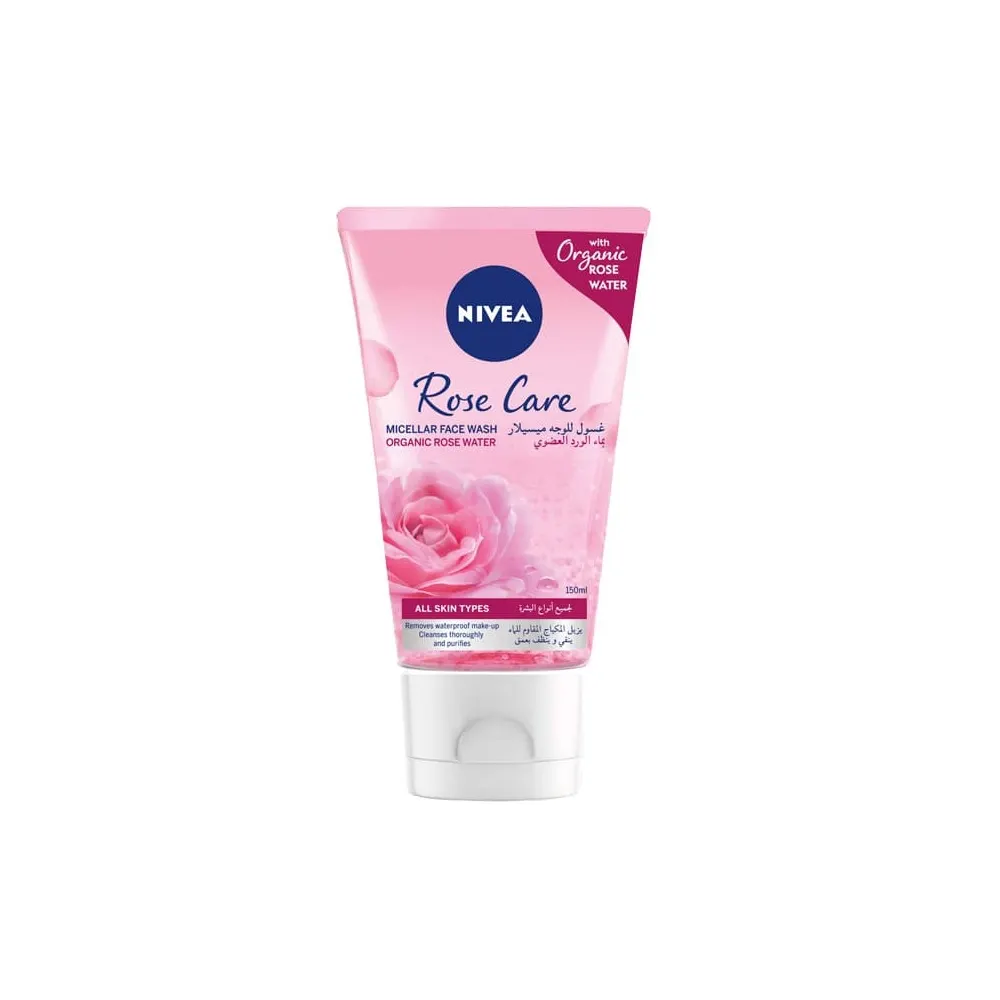 NIVEA ROSE CARE GEL NETTOYANT DOUCEUR VISAGE 150ML