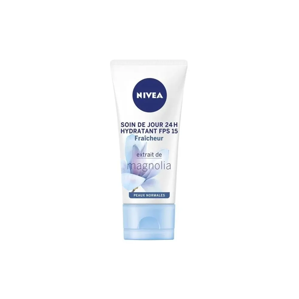 NIVEA عناية النهار 24 ساعة مرطبة بانتعاش المغنوليا – 50 مل