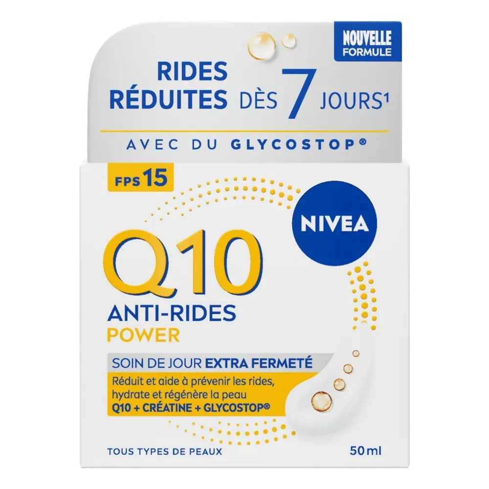 NIVEA عناية النهار Extra Fermeté Q10 Power مضادة للتجاعيد FPS 15