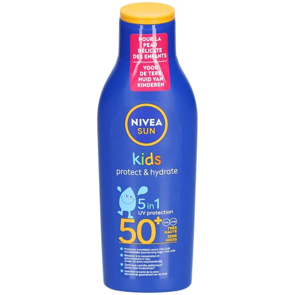 Nivea Sun Kids كريم شمسي Protect & Hydrate 5 في 1 SPF50+ 200 مل
