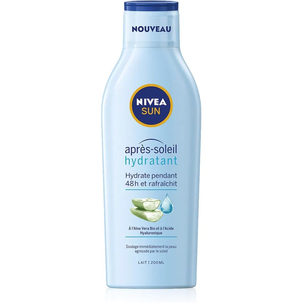 NIVEA SUN LAIT APRÈS-SOLEIL HYDRATANT À L'ALOE VERA BIO 200 ml
