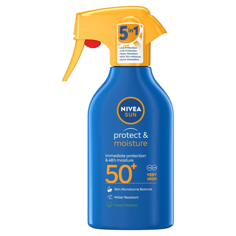 NIVEA SUN Protect & Moisture Spray Solaire SPF50+ 200 ml