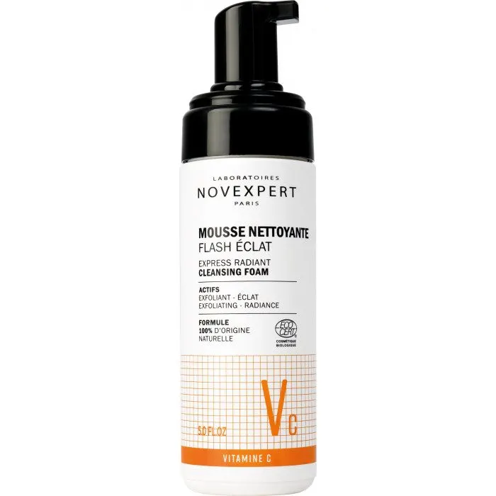 Novexpert Vitamine C Flash Eclat رغوة منظفة – 150 مل