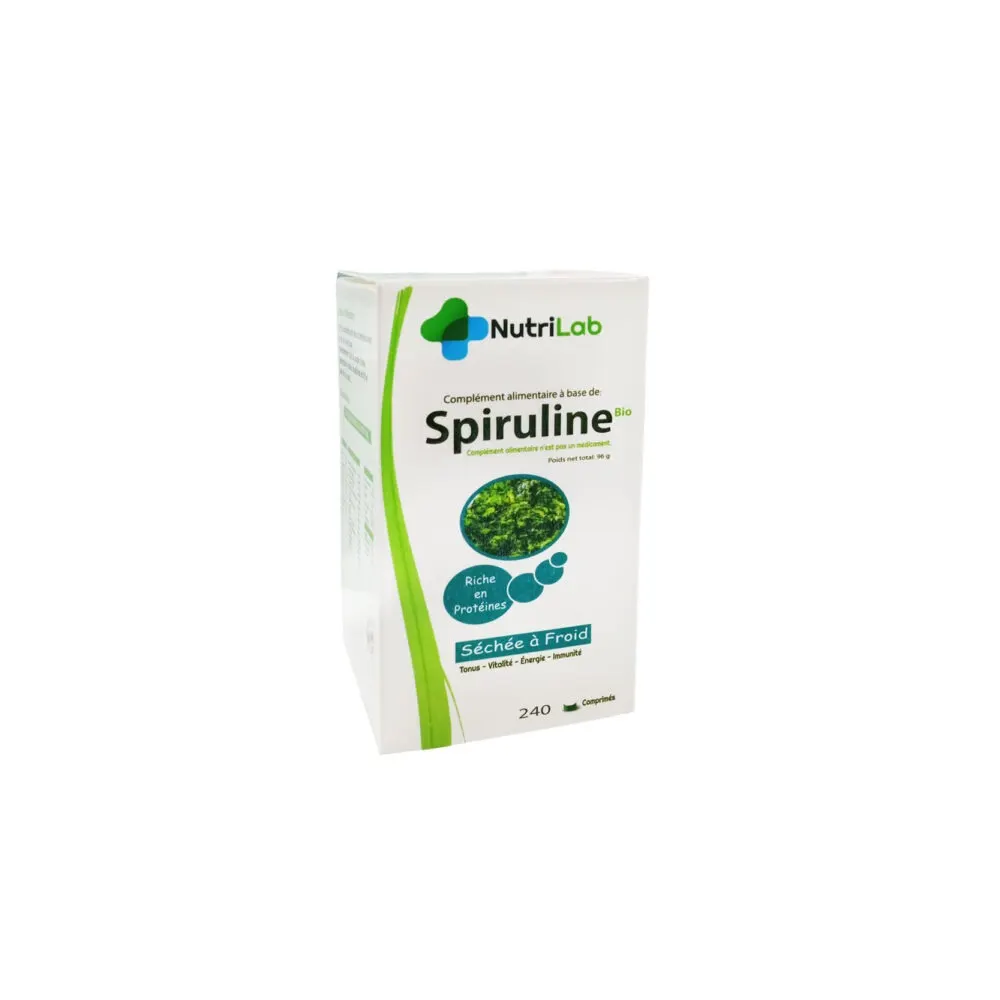 NutriLab Spiruline Bio 240 comprimés