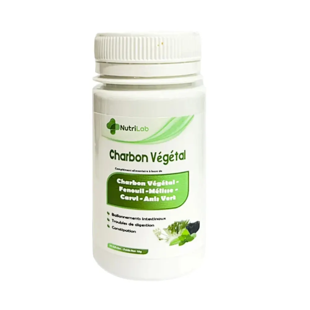 NUTRILAB CHARBON VEGETAL 30 GELULES