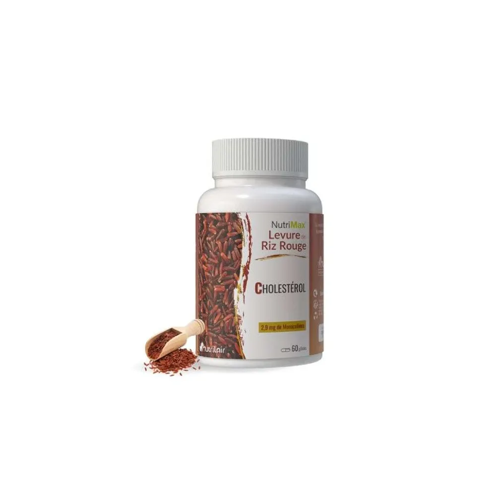 Nutrimax Levure Riz Rouge 60 Gelules