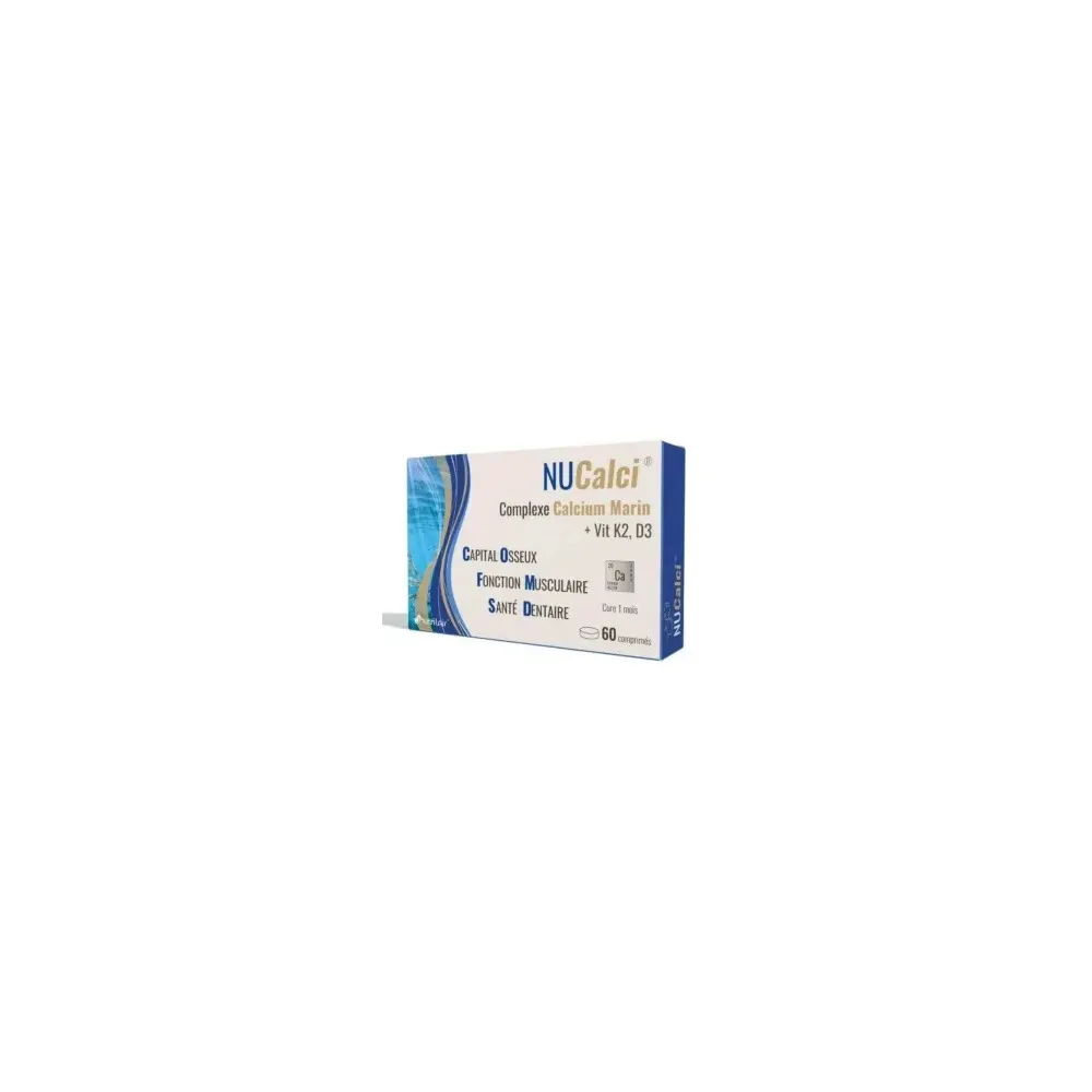 NUTRIMAX NUCALCI COMPLEXE CALCIUM MARIN 60 COMPRIMES