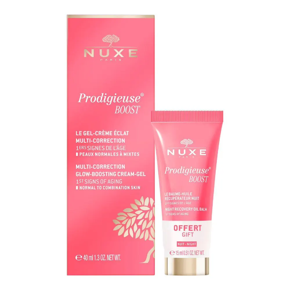 NUXE CRÈME PRODIGIEUSE BOOST-Gel بلسم متعدد التصحيح للعين، 15 مل