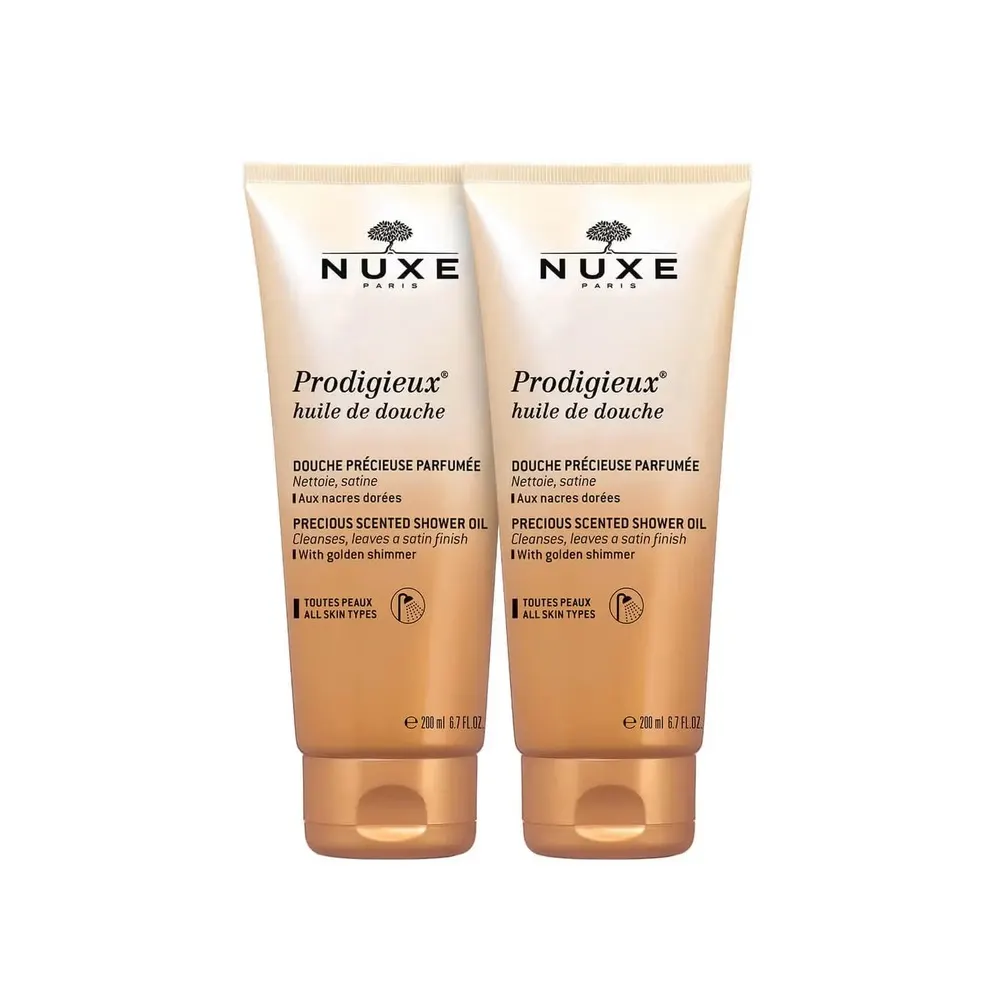 NUXE ثنائي زيوت استحمام Prodigieux 2×200 مل