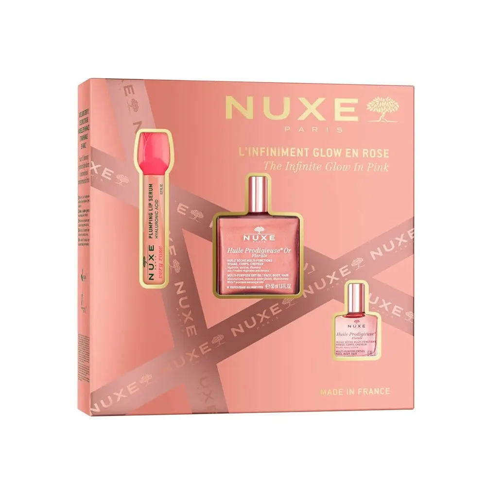 NUXE مجموعة PRODIGIEUX INFINIMENT GLOW EN ROSE