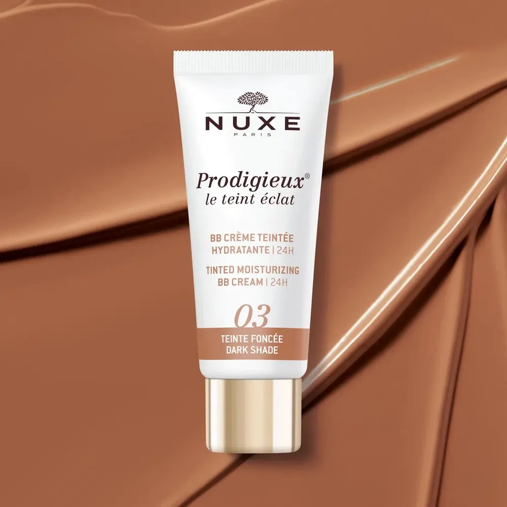 NUXE PRODIGIEUX LE TEINT ECLAT 03 BB كريم مرطب داكن 30 مل