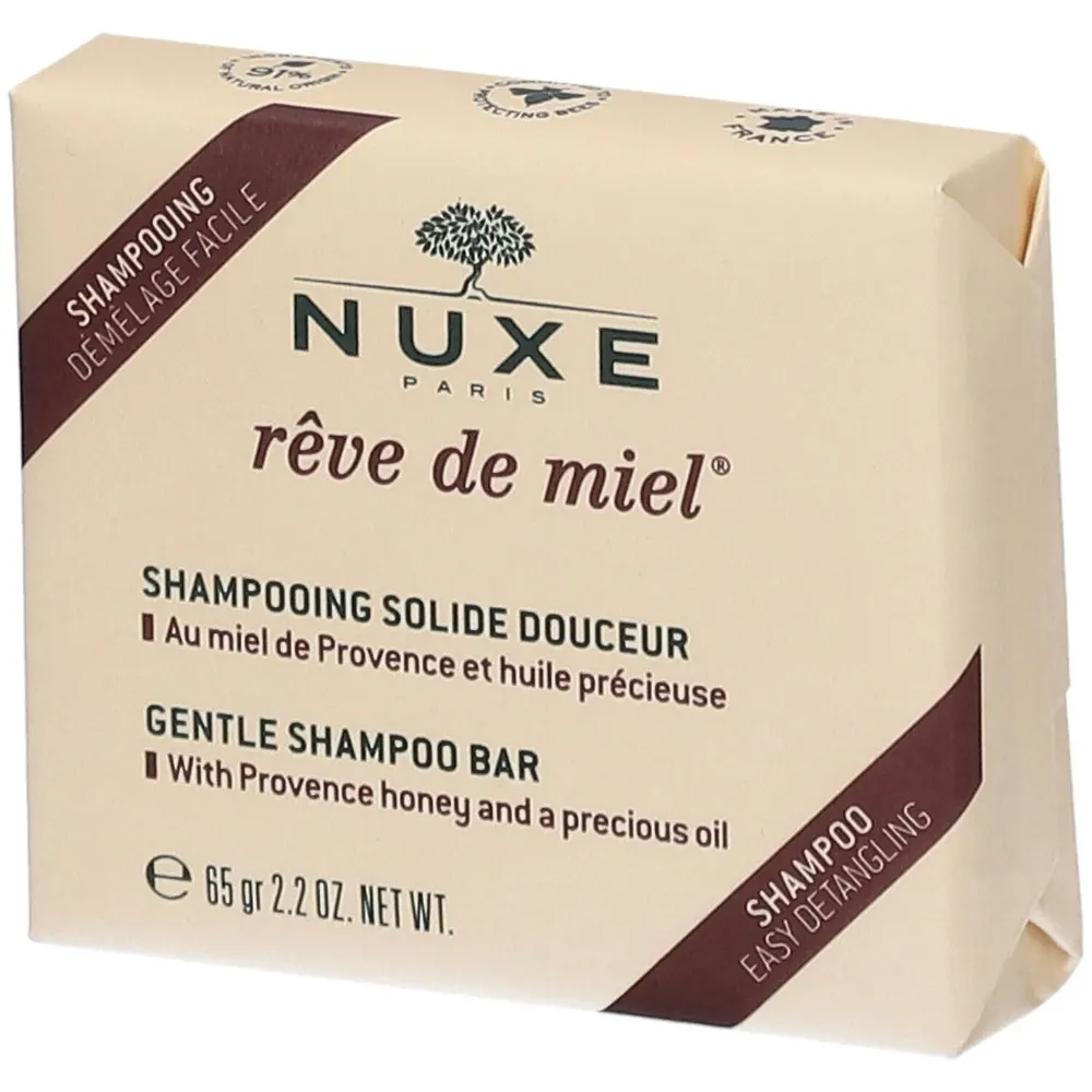 NUXE Rêve de Miel Shampooing Solide Doux 65 g